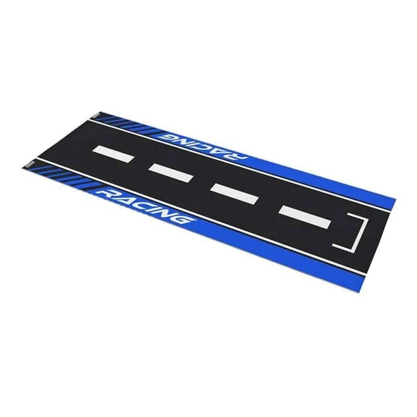 Skm Universal Mavi Desenli 80 X 220 Cm Kaydırmaz Motosiklet Halısı ürün görseli 1