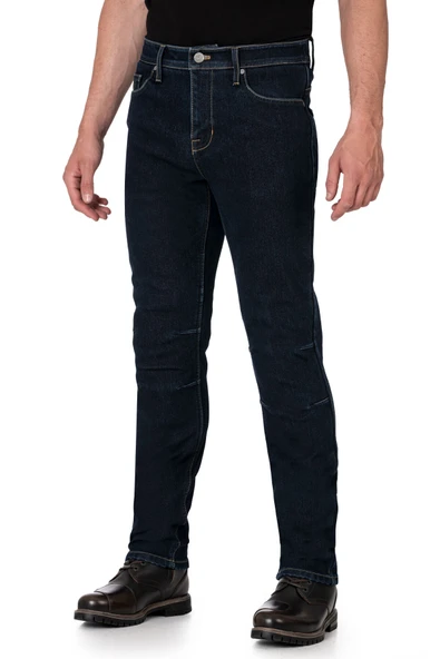BJ CITY BIKER COLD KILLER DARK BLUE PANTOLON - Resim 2