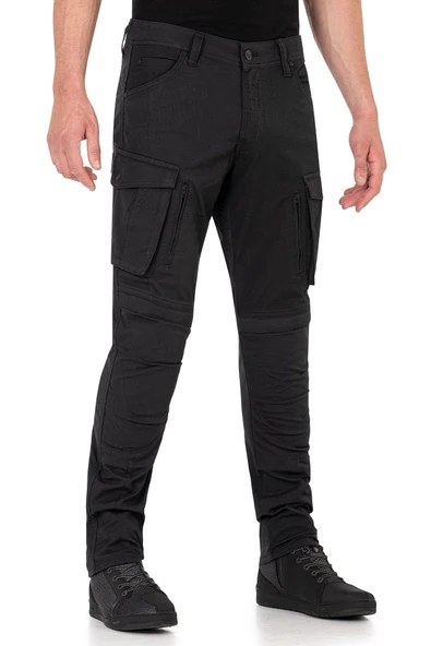 BJ TRUVA CARGO BLACK KORUMALI PANTOLON - Resim 2