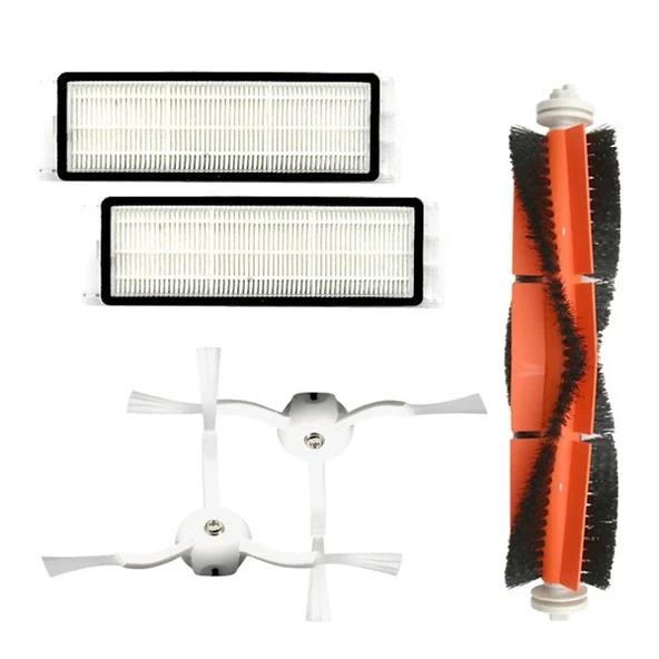 Nevamel Xiaomi Mi Robot Vakum 2 Roborock S50 S51 S5 Hepa Filtre + Yan Fırça Ana Fırça Için Toz Kutusu Set-(5775) ürün görseli 1