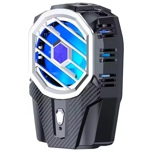 HADRON HDX4393 Klipsli Bataryalı Telefon Soğutucu Fan Siyah ürün görseli 1