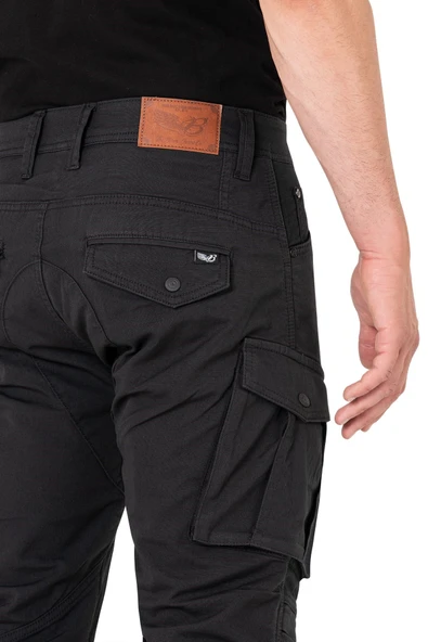 BJ TRUVA CARGO BLACK KORUMALI PANTOLON - Resim 9