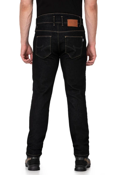 BJ CITY BIKER COLD KILLER BLACK PANTOLON - Resim 4