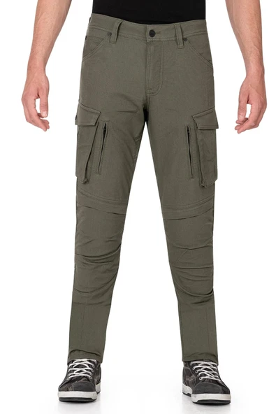 BJ TRUVA CARGO KHAKİ KORUMALI MOTOSİKLET PANTOLONU ürün görseli 1