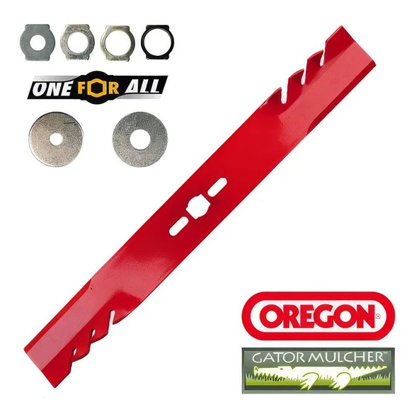 Oregon 69-239-0 Bıçak Düz 40cm One For All GATOR MULCHER 7'li Kit ürün görseli 1