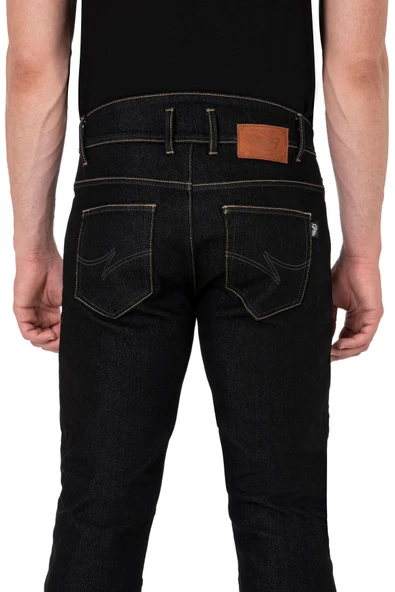 BJ CITY BIKER COLD KILLER BLACK PANTOLON - Resim 9