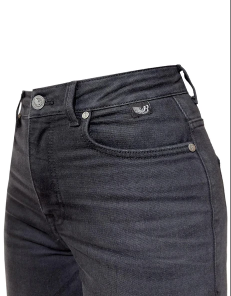 BJ LUCY BLACK CORDURA PANTOLON - Resim 7