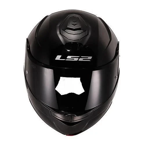 LS2 STROBE 2 PARLAK SİYAH KASK - Resim 3