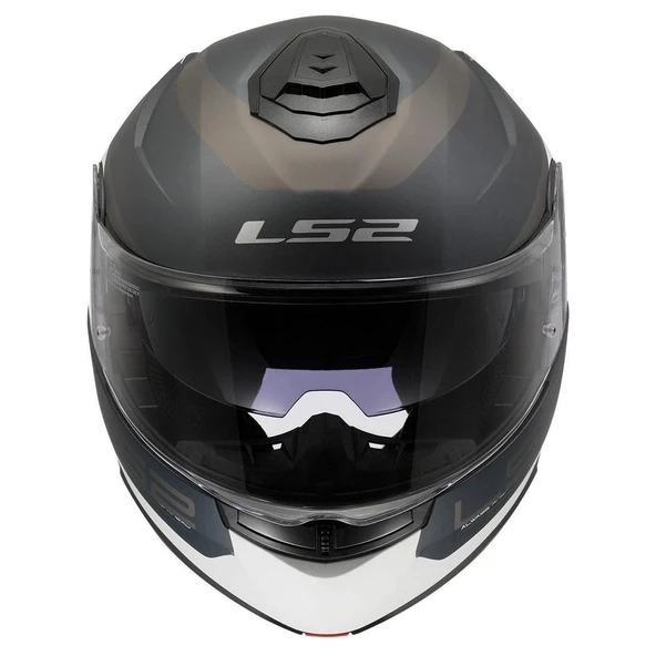 LS2 STROBE 2 VICTORY MAT GRİ BLUE - Resim 7