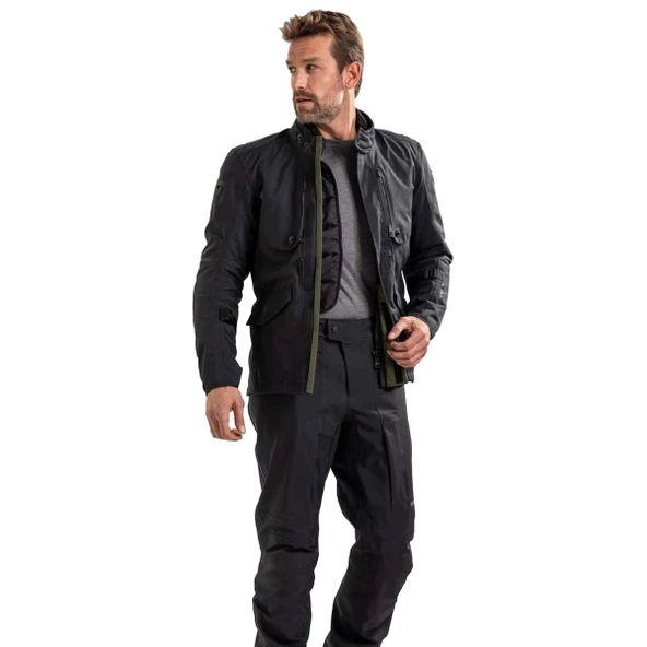 REVIT JACKET TRENCH GTX BLACK CEKET - Resim 7