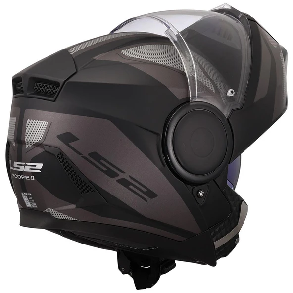 LS2 SCOPE 2 AXIS MATT BLACK TITANIUM - Resim 9