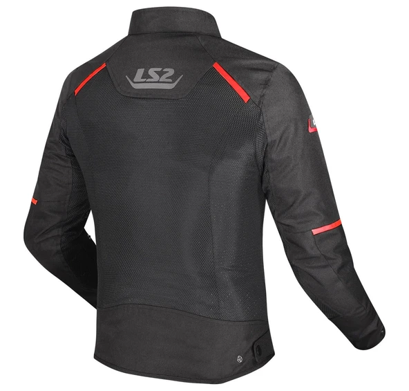 LS2 BREEZE MONT SİYAH-KIRMIZI - Resim 2