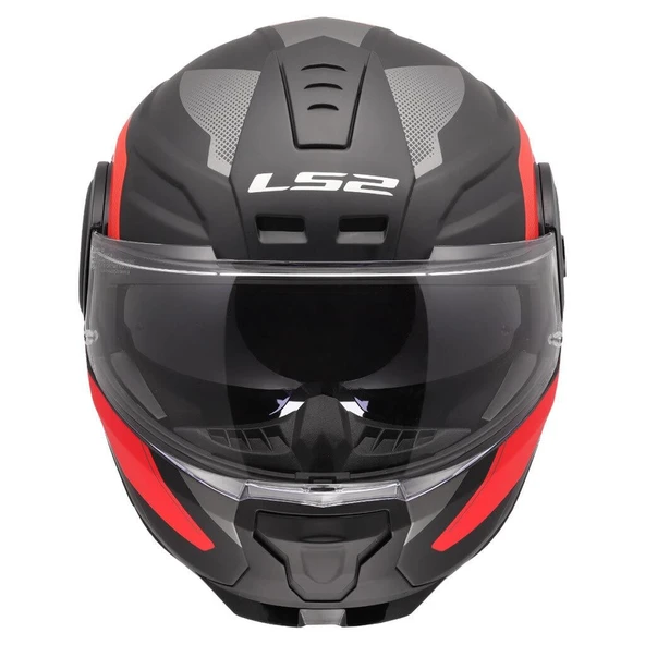 LS2 SCOPE 2 DURIA MAT BLACK RED - Resim 7