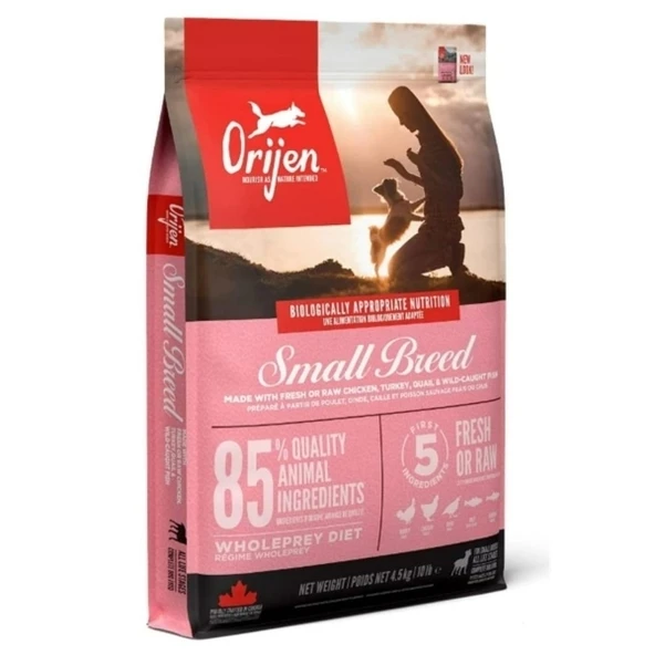 Orijen Small Breed Küçük Irk Tahılsız Yavru ve Yetişkin Köpek Maması 4,5kg ürün görseli 1