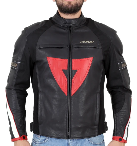 VENOM CEKET D1 RACING SİYAH ürün görseli 1