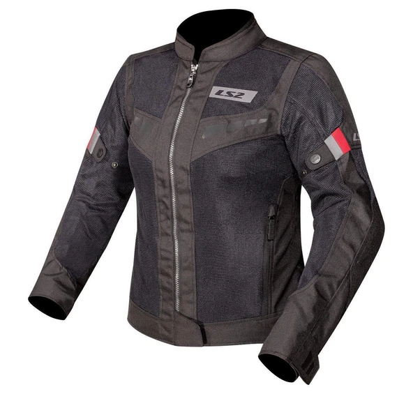 LS2 BLADE AIR MONT SİYAH KIRMIZI ürün görseli 1