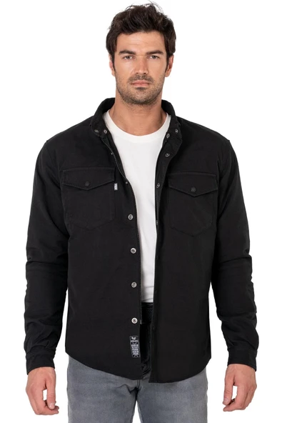 BJ EAGLE BLACK KORUMALI MOTOSİKLET GÖMLEĞİ - Resim 4