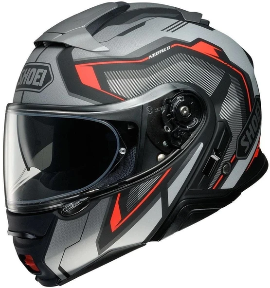SHOEI NEOTEC 2 RESPECT TC-5 BLACK-SILVER KASK ürün görseli 1
