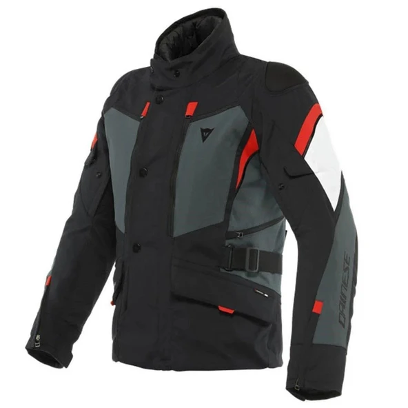 DAINESE CARVE MASTER 3 G.TEX BLK EBONY LAVA RED CEKET ürün görseli 1
