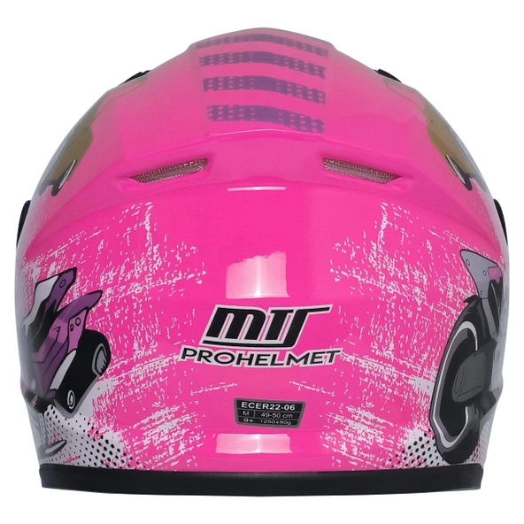 MTS 201 PİNK ÇOCUK KASK - Resim 4