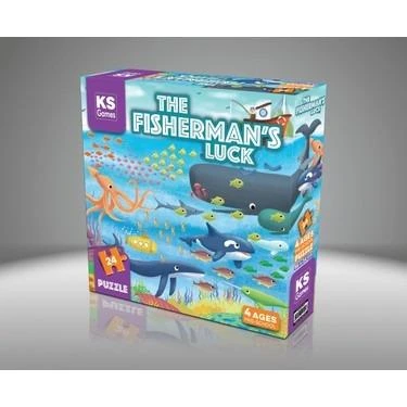 The Fisherman's Luck Pre-School Puzzle - Okul Öncesi Eğitici Yapboz ürün görseli 1