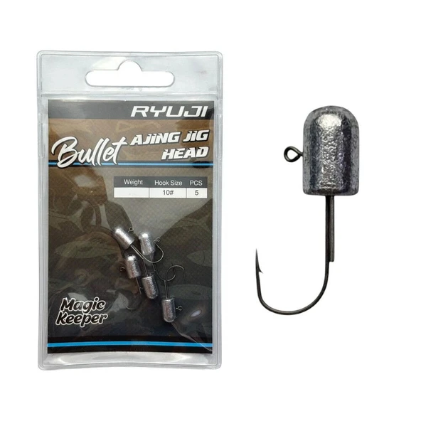 Ryuji Bullet Ajing Jig Head 0,6gr No:10 5 Pcs ürün görseli 1