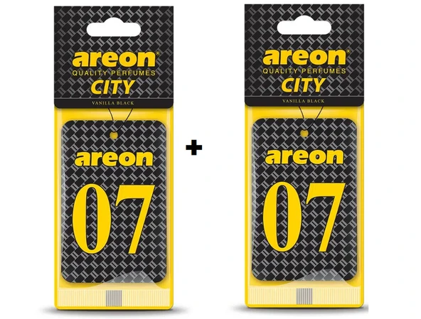 Areon City Vanilla Black 07 Oto Araç Kokusu (2li ) ürün görseli 1