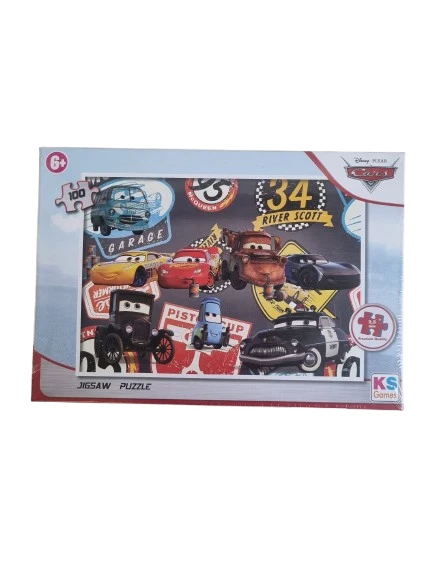 100 Parça Cars Puzzle - Çocuklar İçin Eğitici Yapboz ürün görseli 1