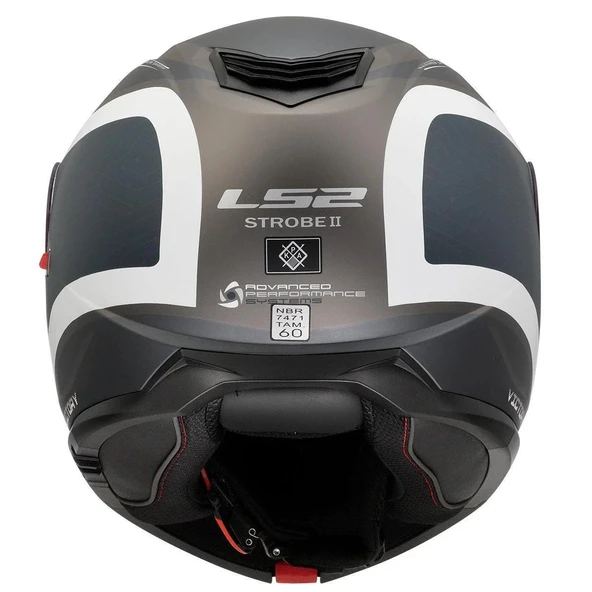 LS2 STROBE 2 VICTORY MAT GRİ BLUE - Resim 8