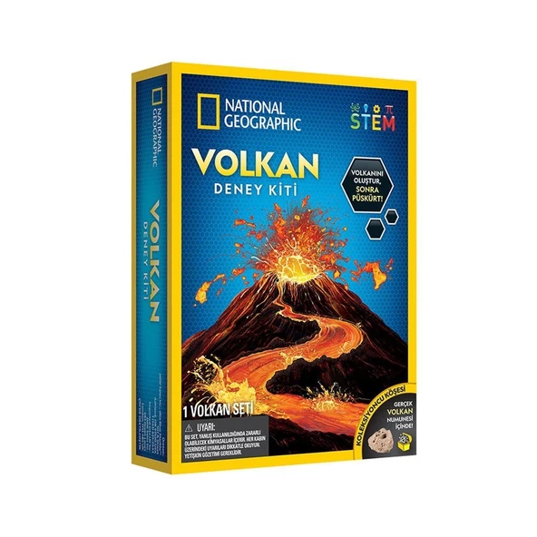 NAT02002 National Geographic Volkan Deney Kiti - TRVOLCANO2 +8 yaş ürün görseli 1