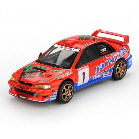 Mini GT 1/64 Subaru Impreza WRC97 #1 1999 DRM Champion ürün görseli 1