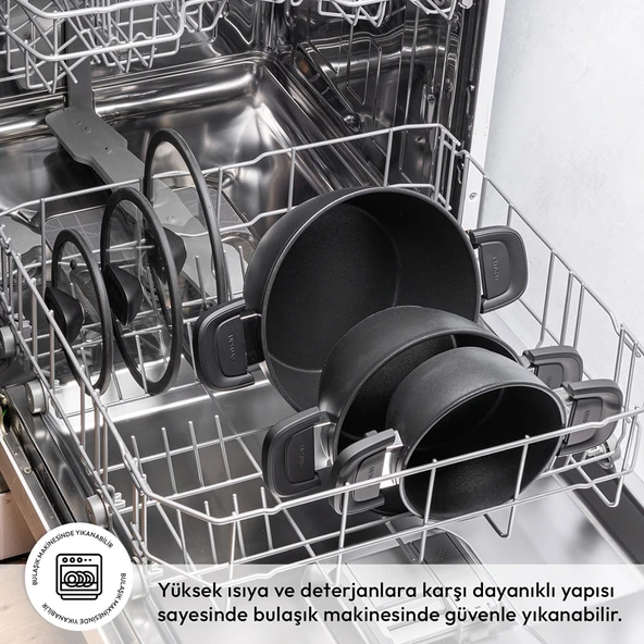 Emsan Diamente 6 Parça Midi Tencere Seti - Resim 6