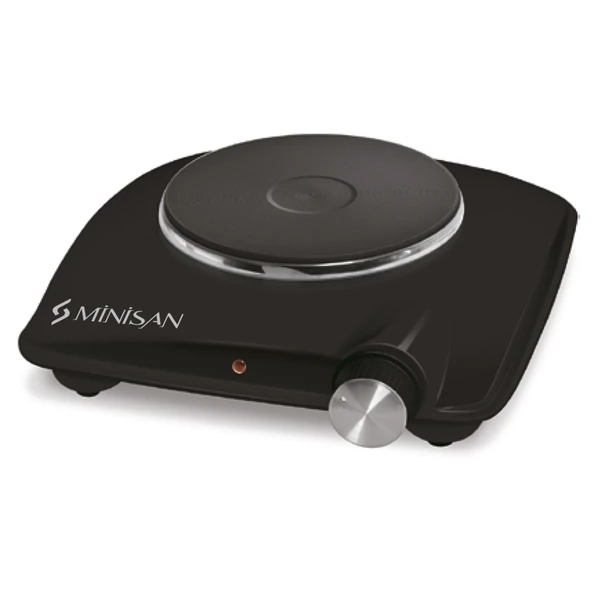 Minisan MS-5002 1500w Tekli Pleyt Ocak - Siyah ürün görseli 1