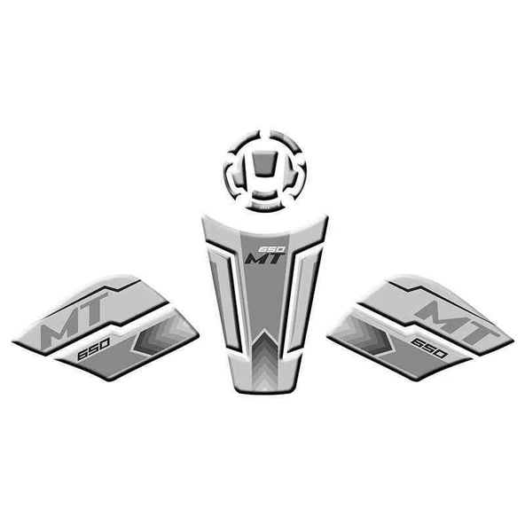Cf Moto 650 Mt 2022 - 2024 Uyumlu Tank Pad Set 002 ürün görseli 1