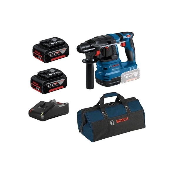 Professional Gbh 18V-22 2x4 Ah Çift Akülü Kırıcı Delici + Çanta Hediyeli ürün görseli 1