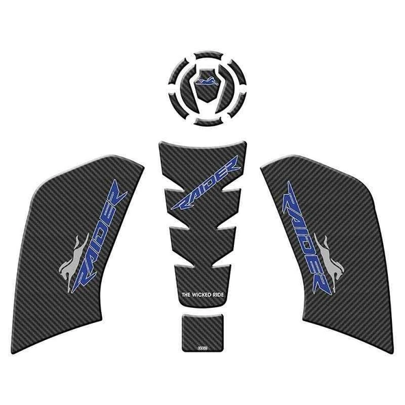 Tvs Raıder 125 2023 - 2024 Uyumlu Tank Pad Set 004 ürün görseli 1