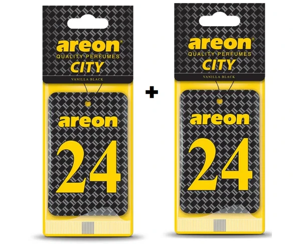 Areon City Vanilla Black 24 Oto Araç Kokusu (2li ) ürün görseli 1