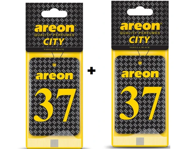 Areon City Vanilla Black 37 Oto Araç Kokusu (2li ) ürün görseli 1