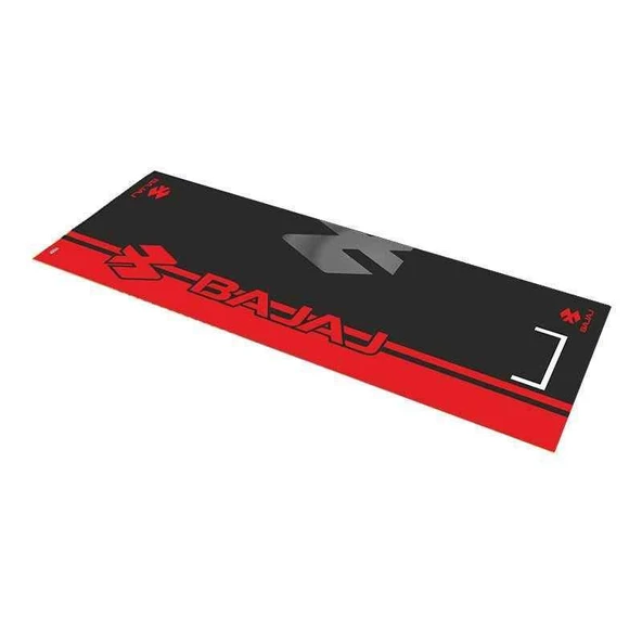 Bajaj Kırmızı Desenli 80 X 220 Cm Kaydırmaz Motosiklet Halısı ürün görseli 1