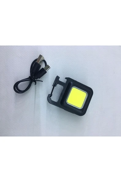 Napolyon Mini Cob Led Modlu Şarjlı Karabinalı Açacaklı ürün görseli 1