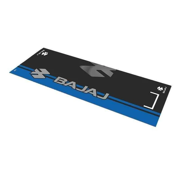 Bajaj Mavi Desenli 80 X 220 Cm Kaydırmaz Motosiklet Halısı ürün görseli 1