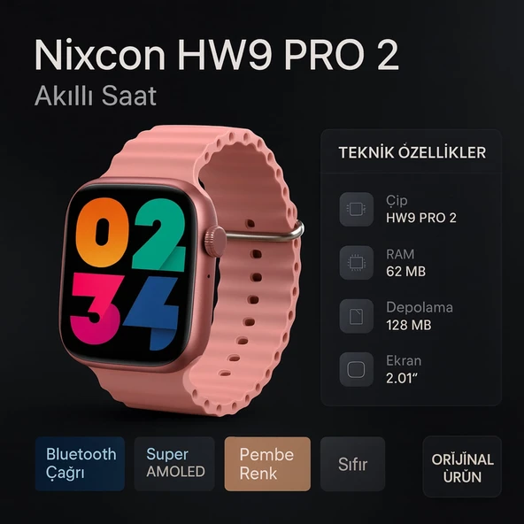Nixcon HW9 Pro 2 Akıllı Saat - Resim 2