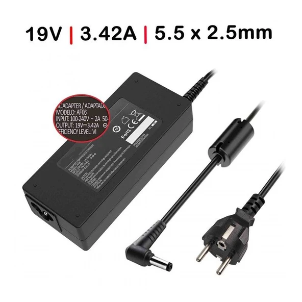 Casper Nirvana F800.7200-8T40X-S-I Notebook Adaptörü, Şarj Aleti Cihazı 65W ürün görseli 1