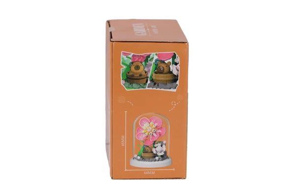 P2593 PANLOS FLOWER SET 206 PARÇA BLOCK OYUNCAK - Resim 2