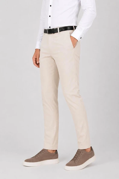 Caserta Slim Fit Likralı Boru Erkek Kumaş Pantolon - 7712 ürün görseli 1