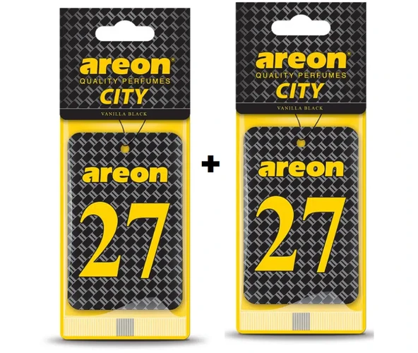 Areon City Vanilla Black 27 Oto Araç Kokusu (2li ) ürün görseli 1