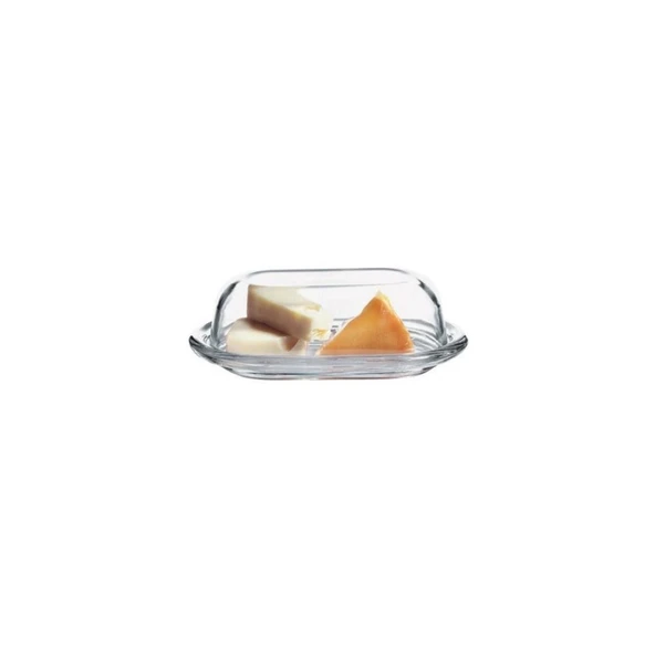 Paşabahçe Basic 98402 Cam Tereyağlık ürün görseli 1
