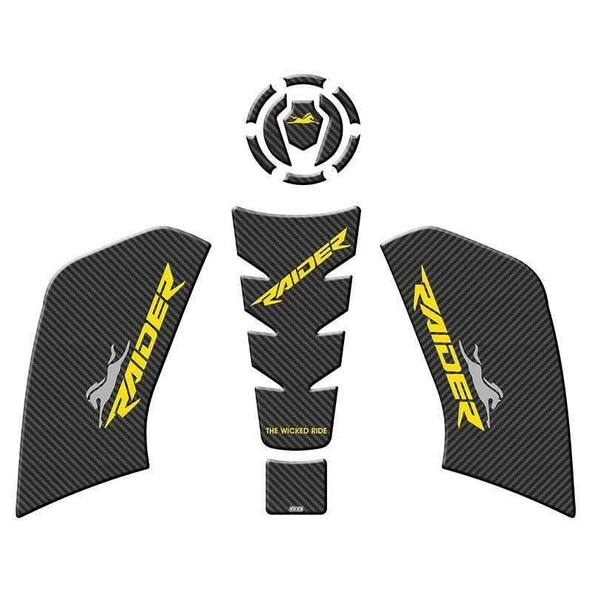 Tvs Raıder 125 2023 - 2024 Uyumlu Tank Pad Set 003 ürün görseli 1