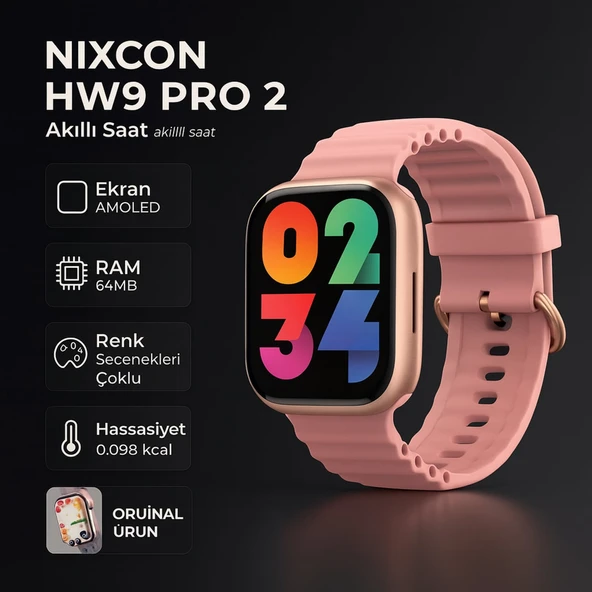 Nixcon HW9 Pro 2 Akıllı Saat ürün görseli 1