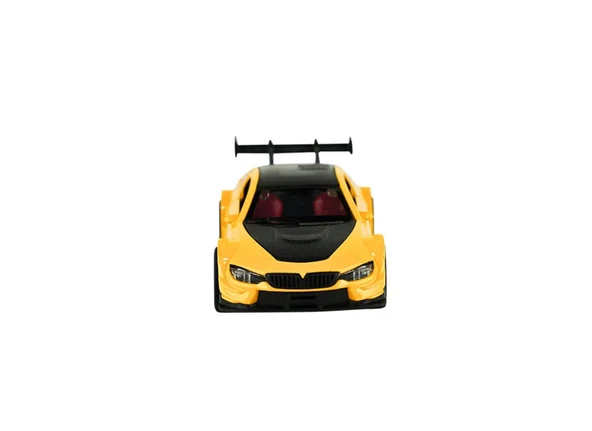 Die Cast Metal Çek Bırak Turuncu Yarış Arabası ürün görseli 1